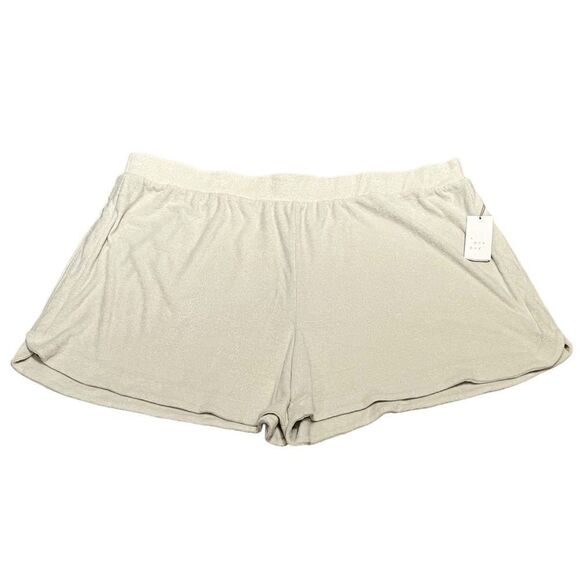 A New Day Women’s Terry Cloth Pull On Shorts, Size 4X, NWT - Picture 2 of 9